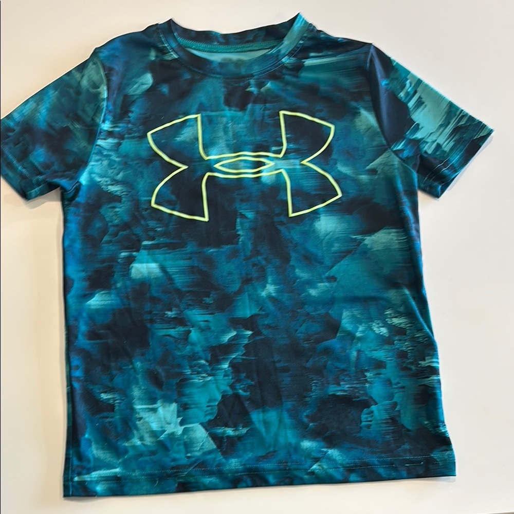 Under Armour Teal and Navy Graphic Tee